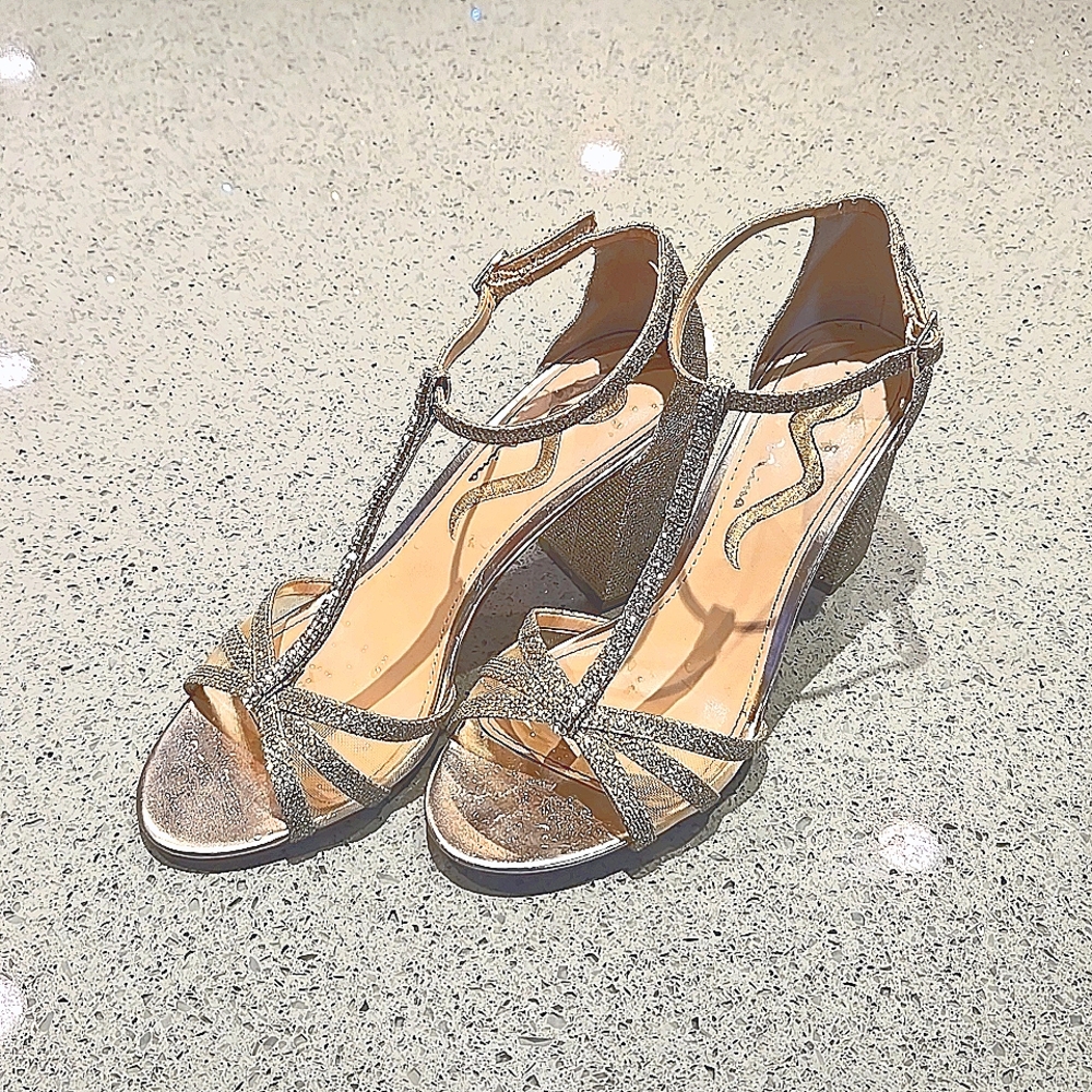 Champagne heels
